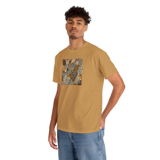 Unisex Animal Print Safari Heavy Cotton T-shirt