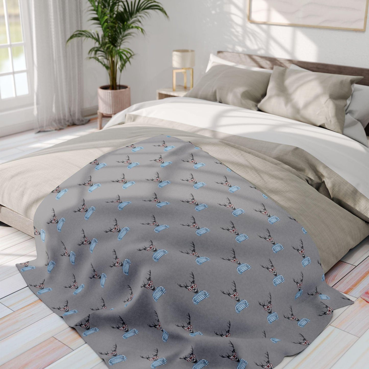 Wild & Free Stag Arctic Fleece Blanket