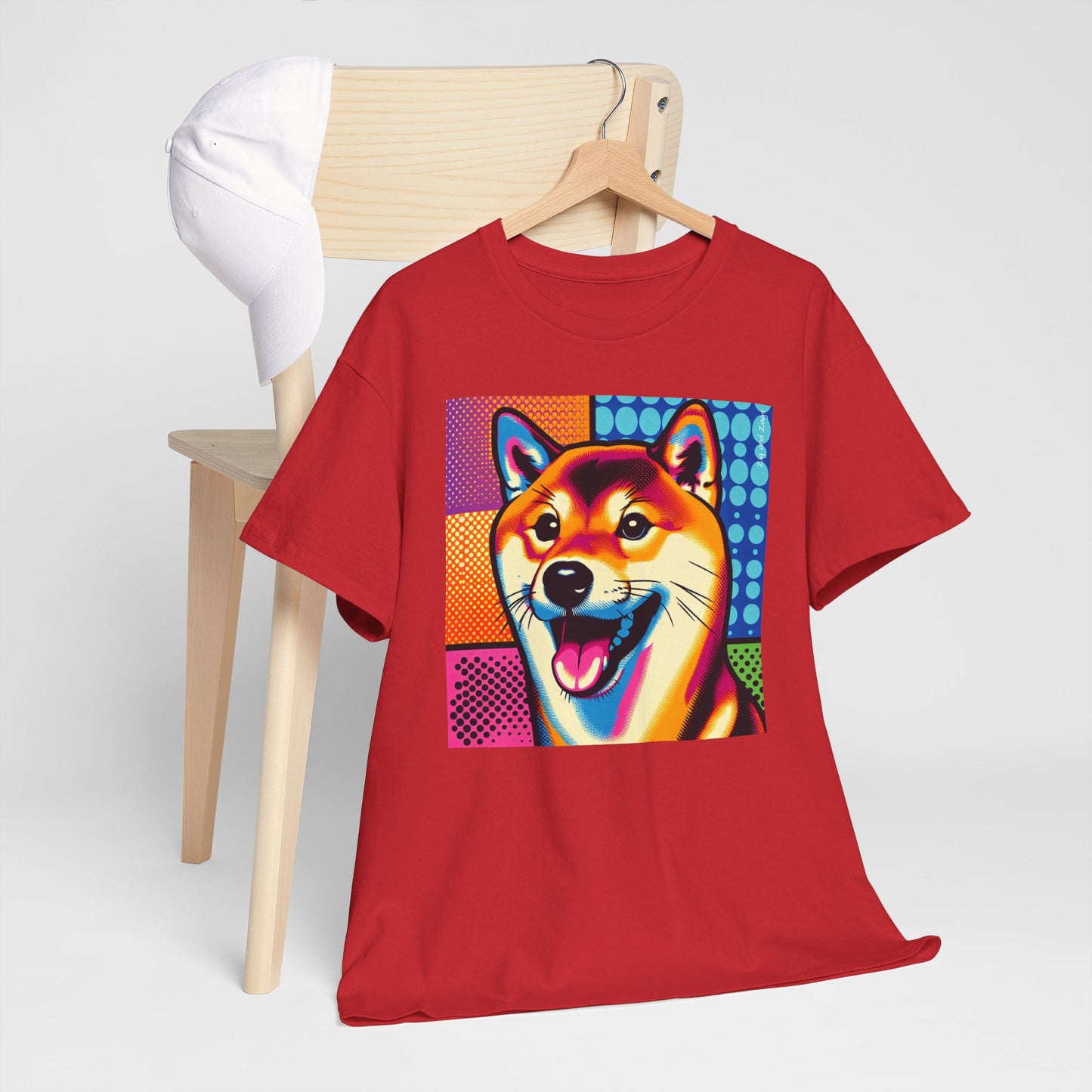 Pop Art Shiba Inu T‑Shirt | Fun Graphic Tee for Dog Lovers