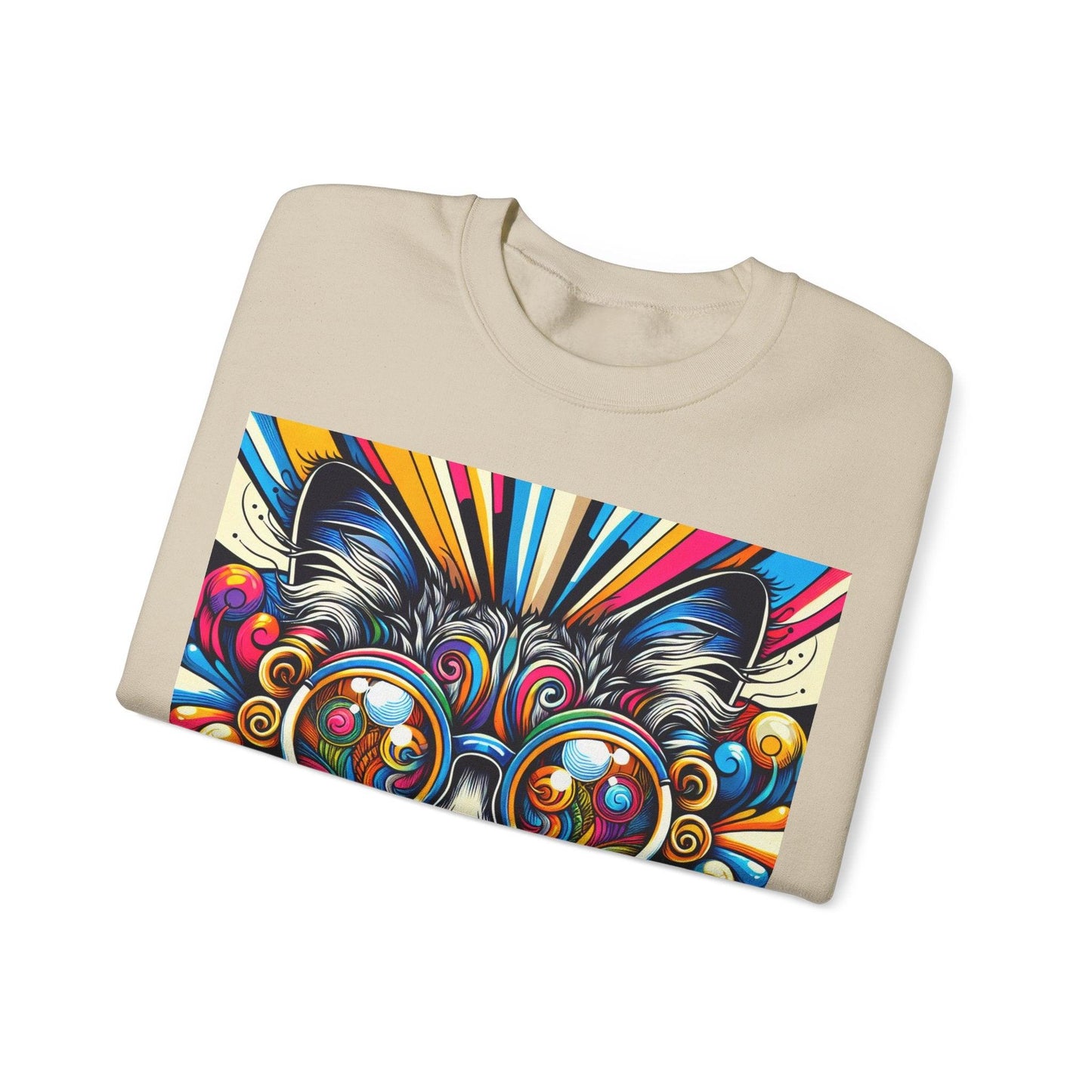 Cool Cat Pop Art Print Unisex Sweatshirt