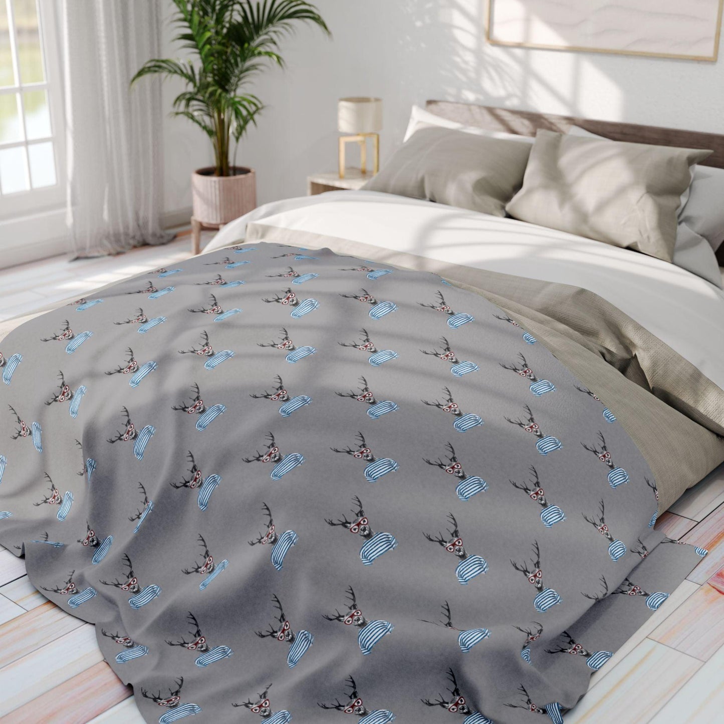 Wild & Free Stag Arctic Fleece Blanket
