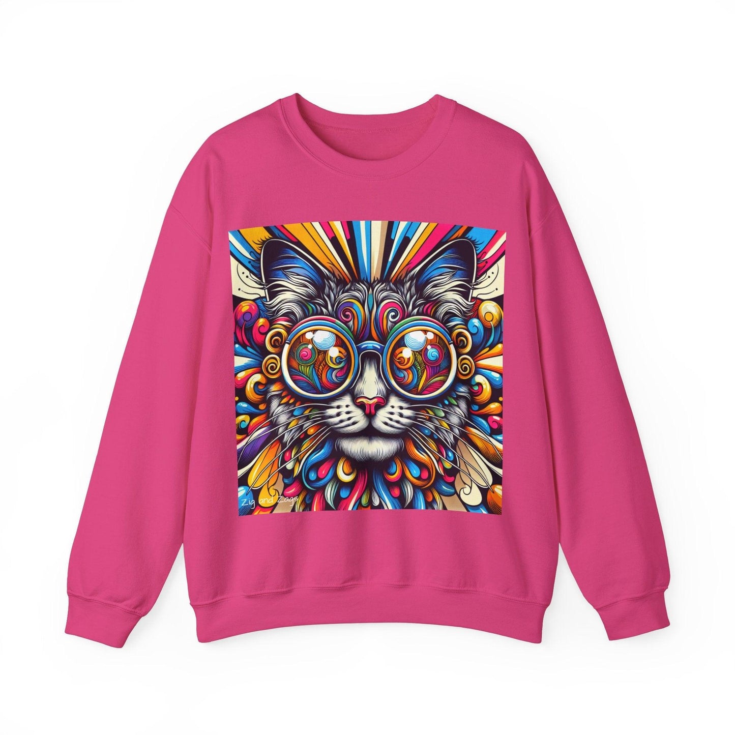Cool Cat Pop Art Print Unisex Sweatshirt