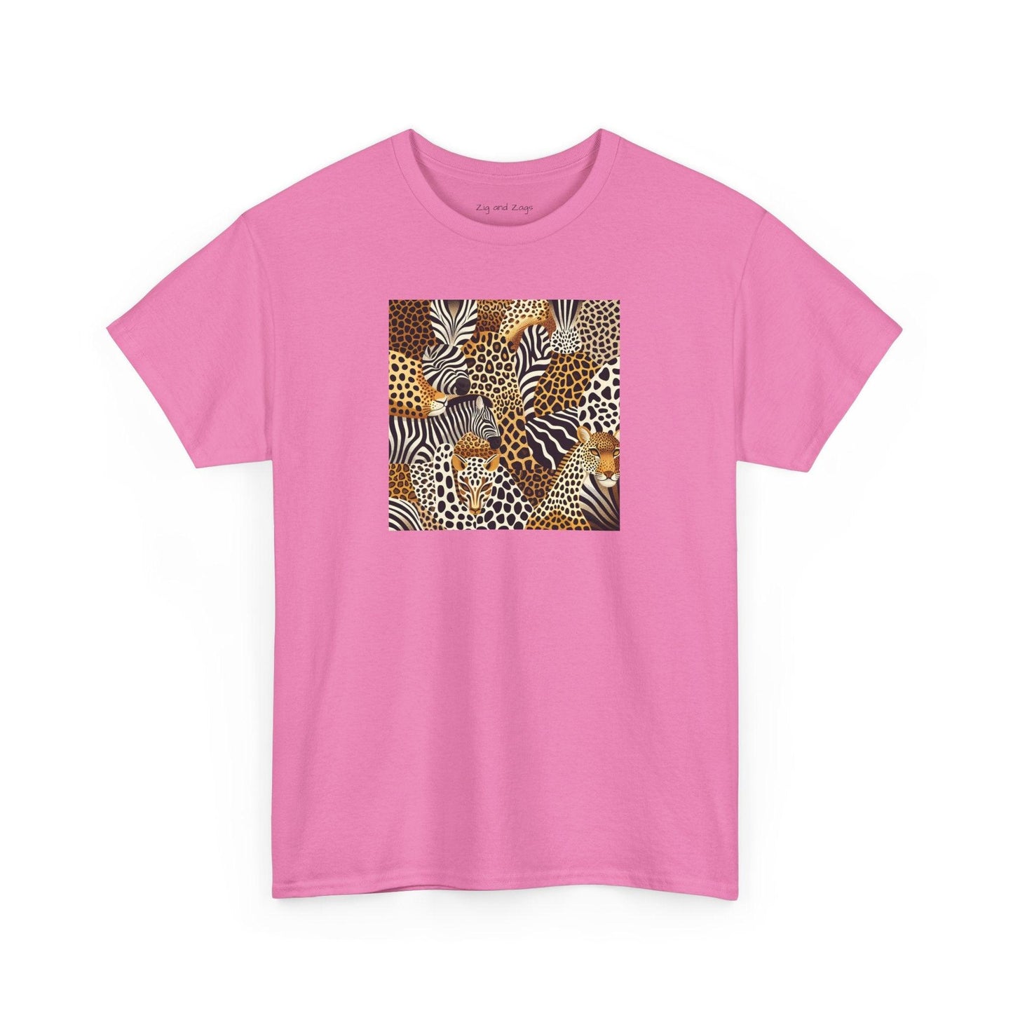 Unisex Animal Print Safari Heavy Cotton T-shirt