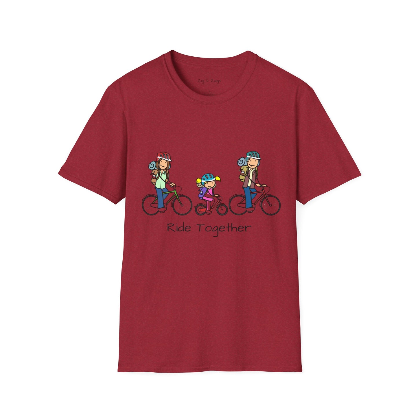 Ride Together Family Bike T-Shirt