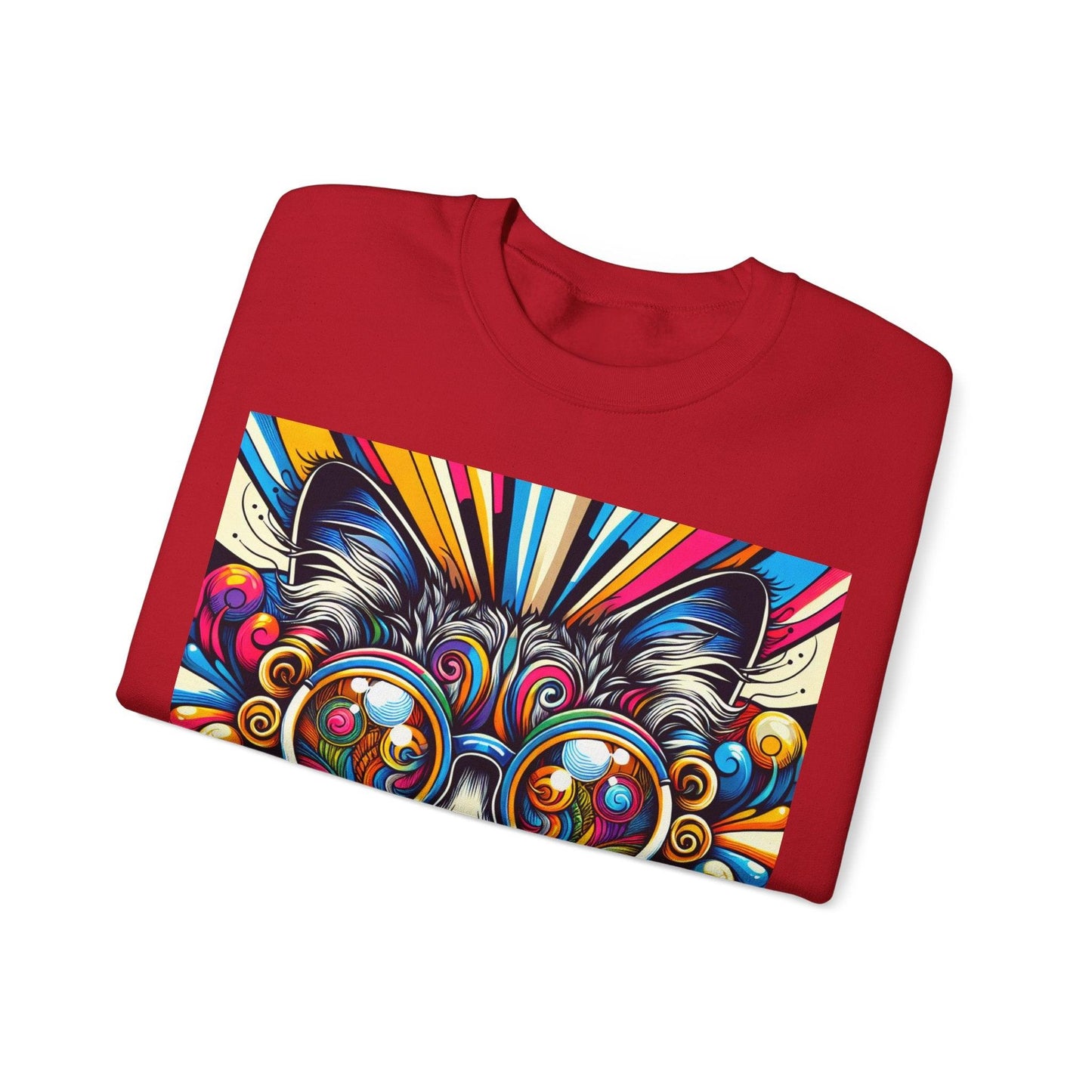 Cool Cat Pop Art Print Unisex Sweatshirt