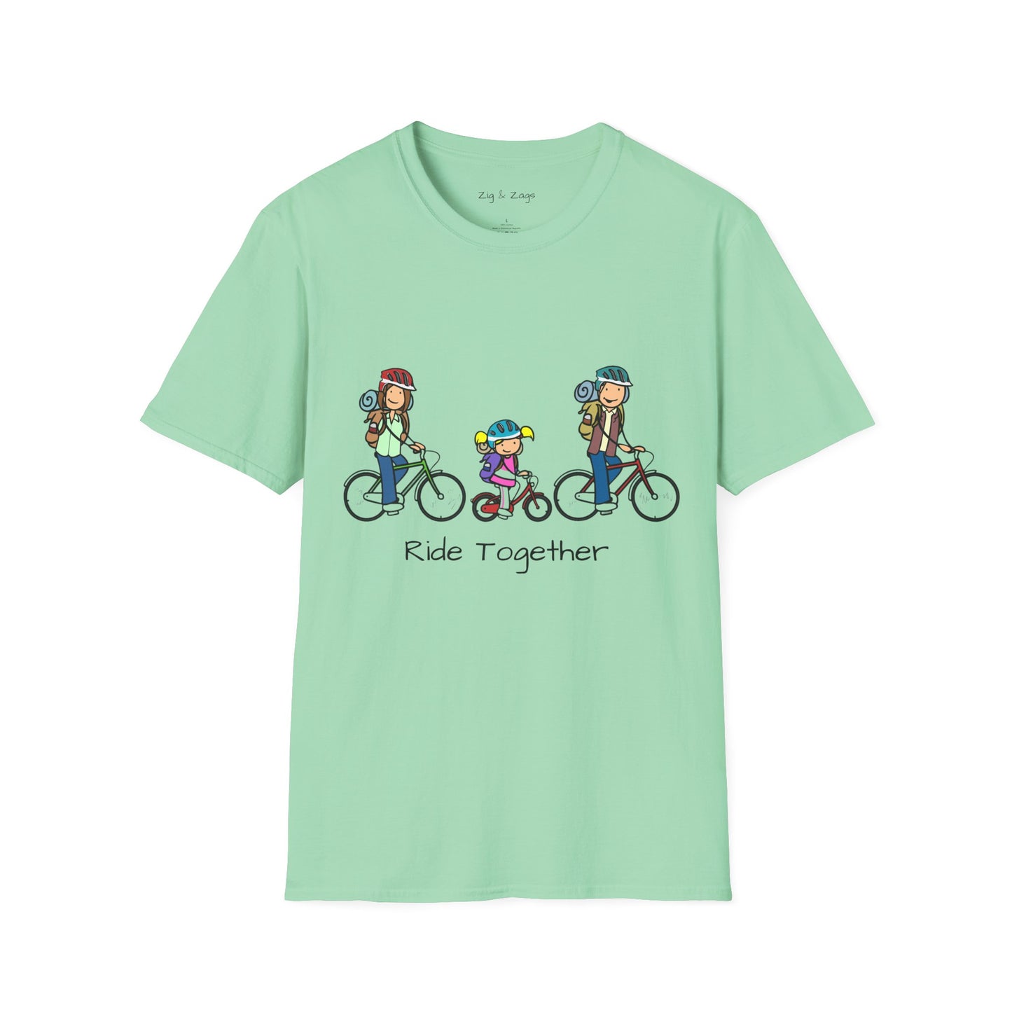 Ride Together Family Bike T-Shirt