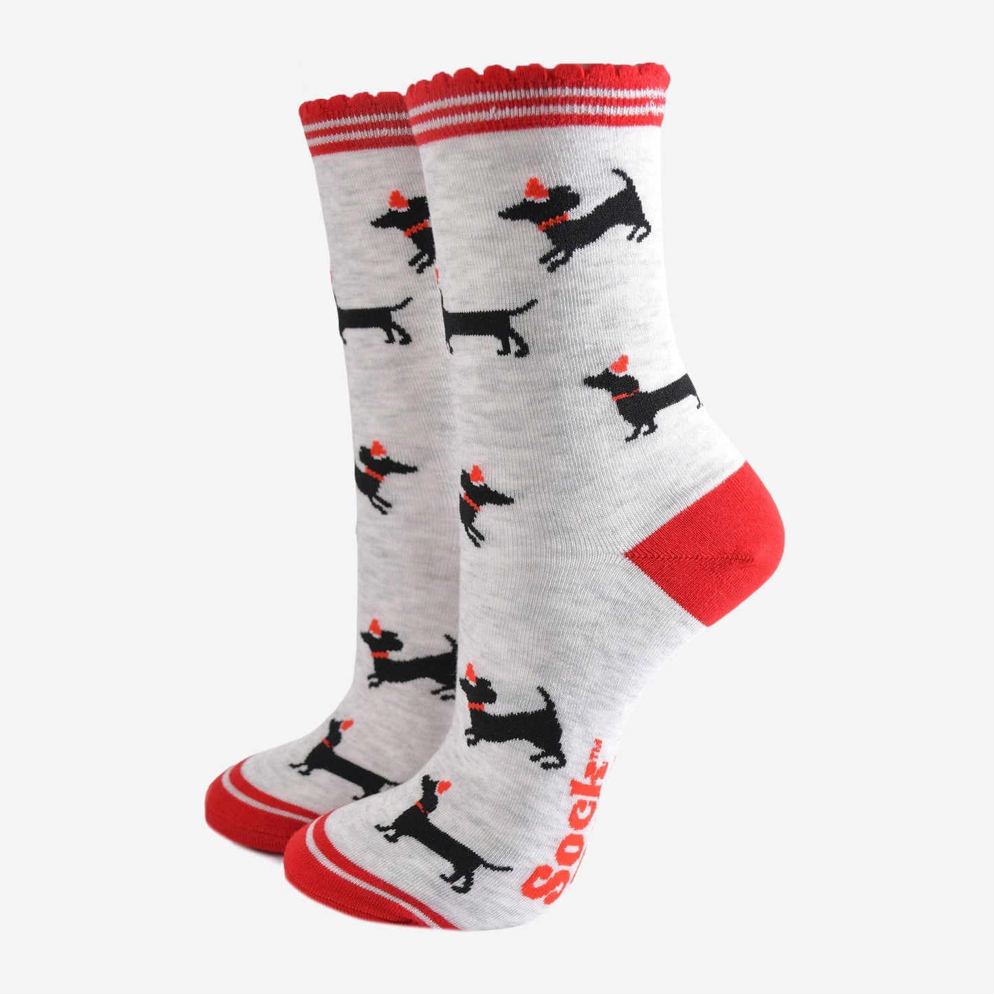 Christmas Sausage Dogs Bamboo Socks
