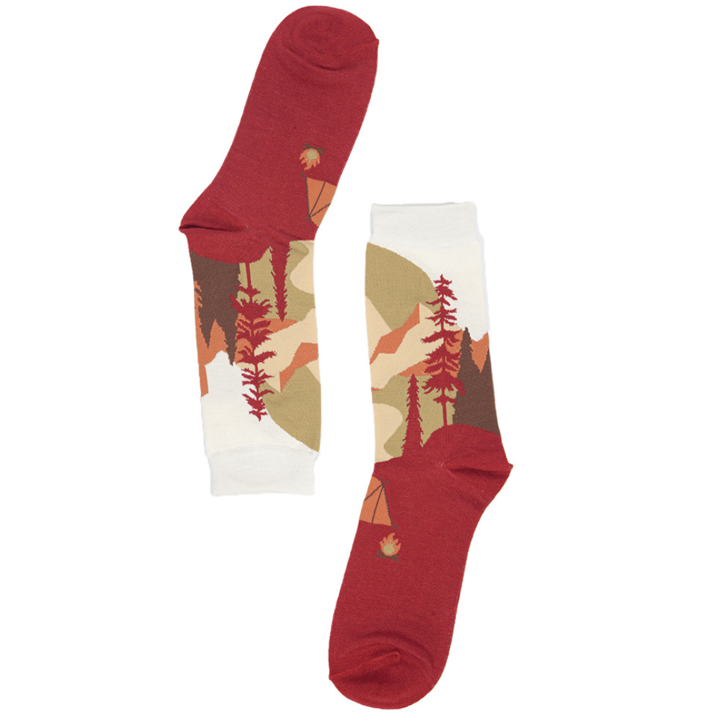 Men's Mountains Bamboo Socks