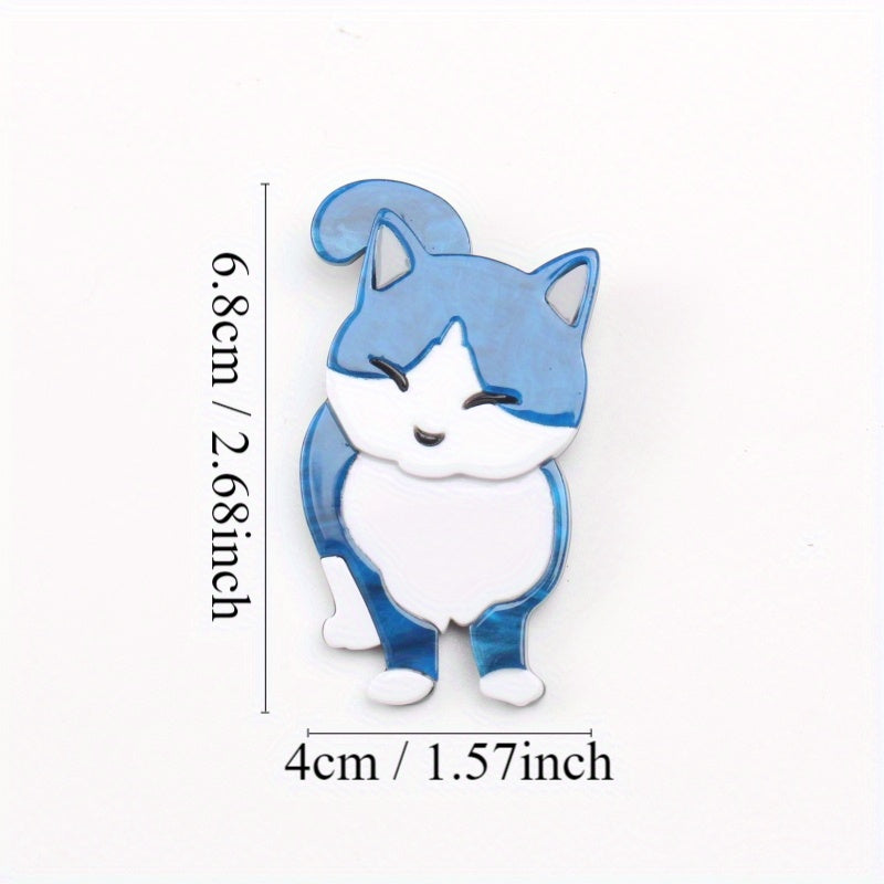 Women's Bamboo Socks and Cat Brooch Gift Set Bundle