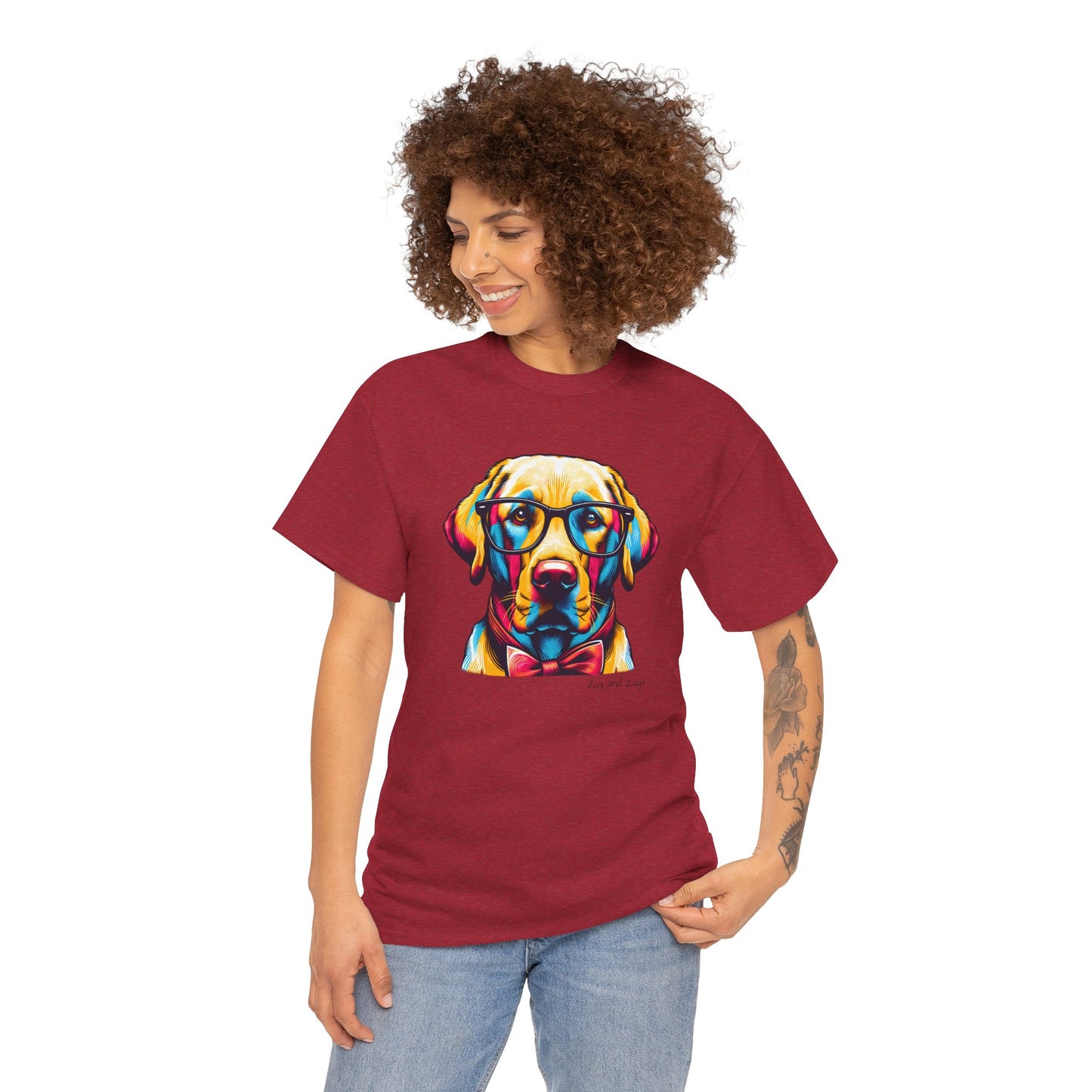 Labrador Pop Art T‑Shirt – Fun Graphic Tee for Dog Lovers