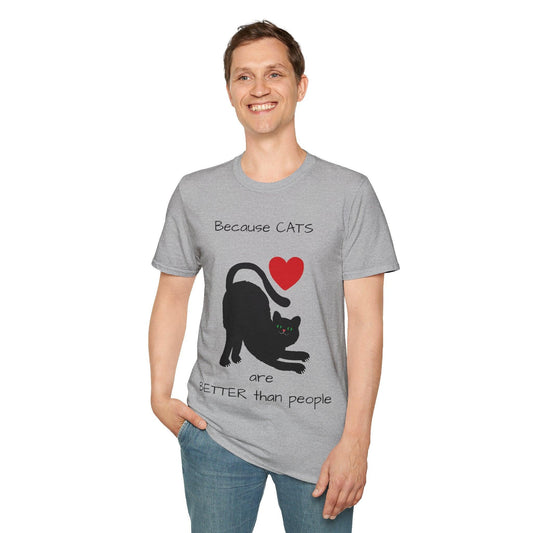 Cat Lover Cotton Unisex T-Shirt