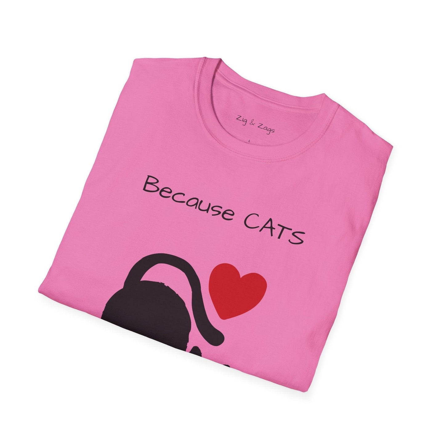 Cat Lover Cotton Unisex T-Shirt