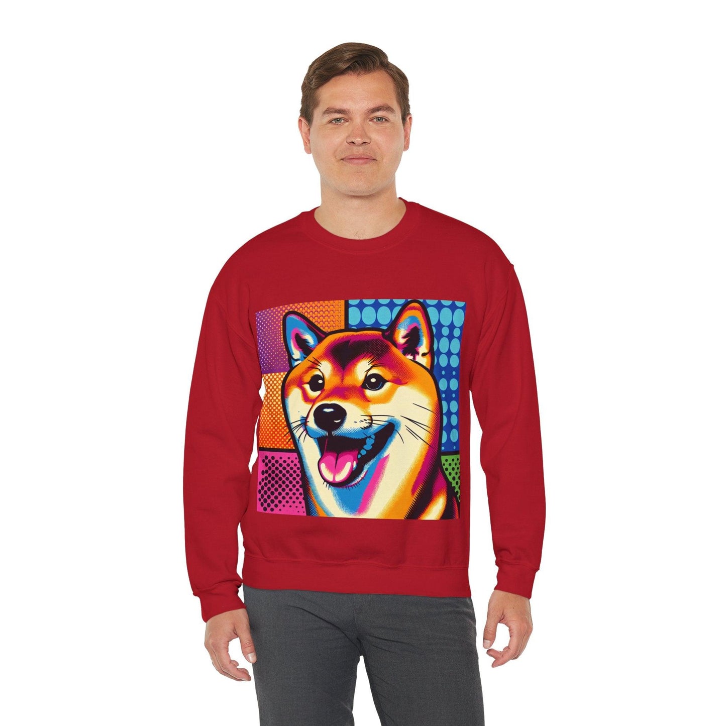 Shiba Dog Pop Art Unisex Sweatshirt