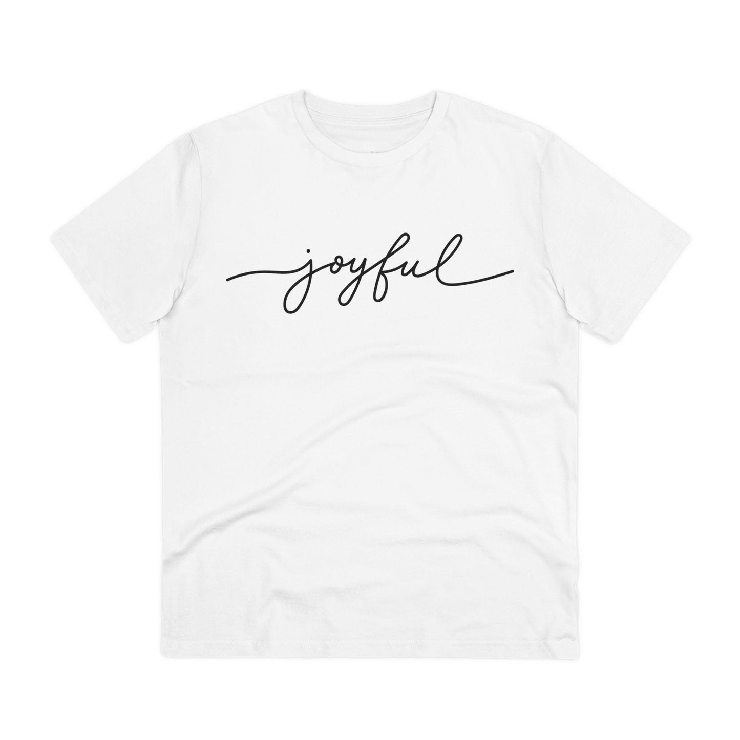 Joyful Unisex Organic Cotton T-shirt