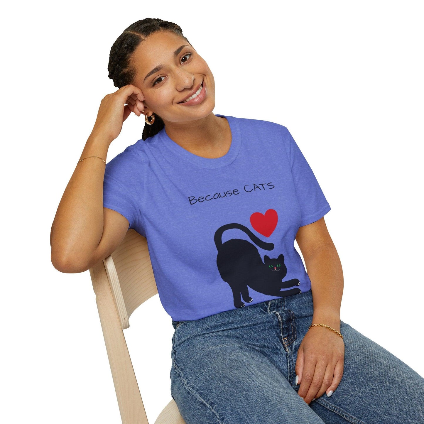 Cat Lover Cotton Unisex T-Shirt