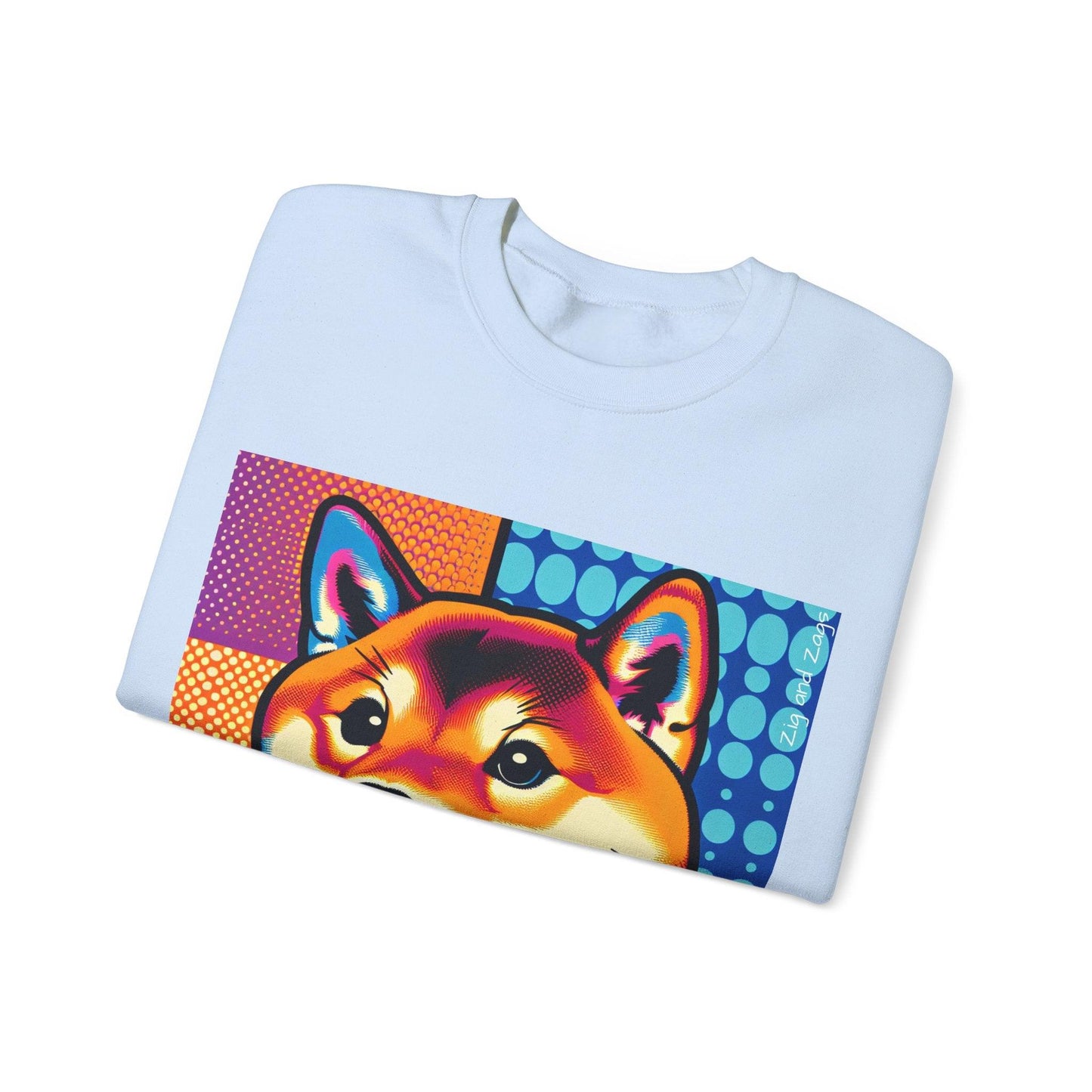 Shiba Dog Pop Art Unisex Sweatshirt