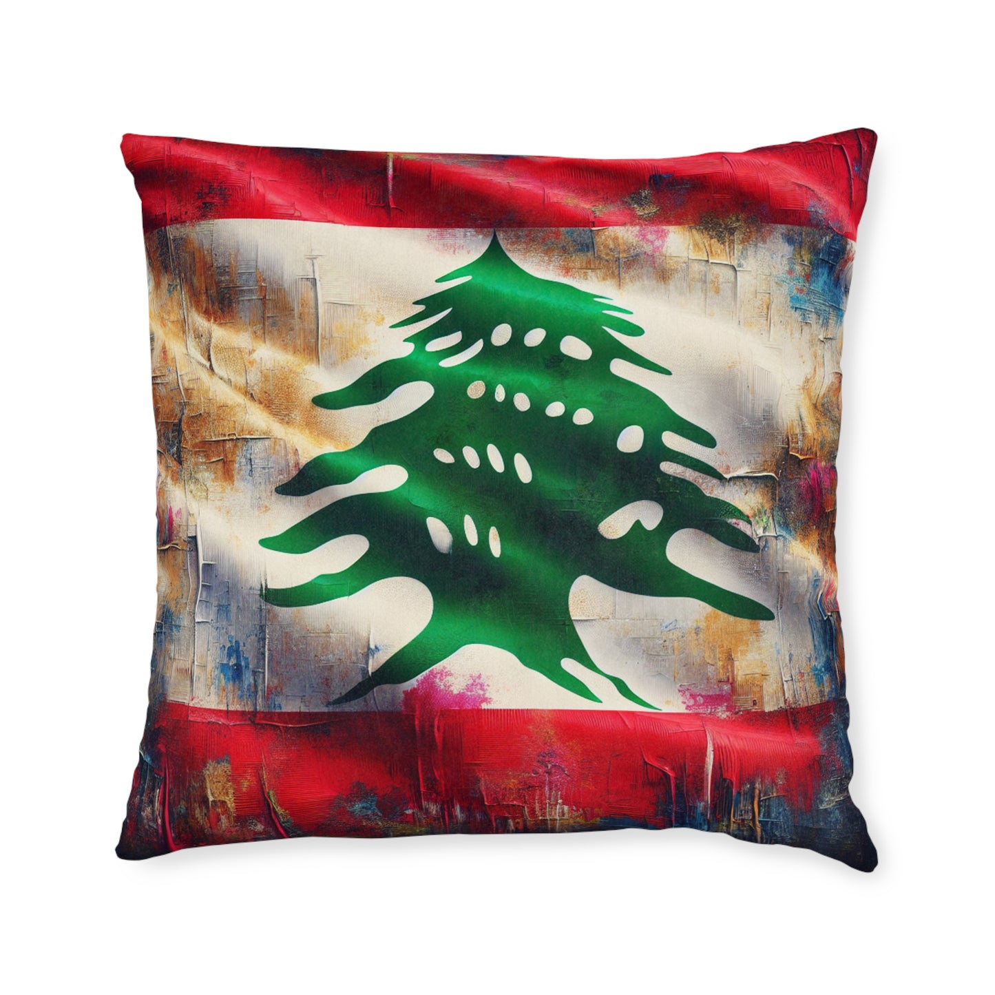 Lebanon Flag Cushion - Charity Support