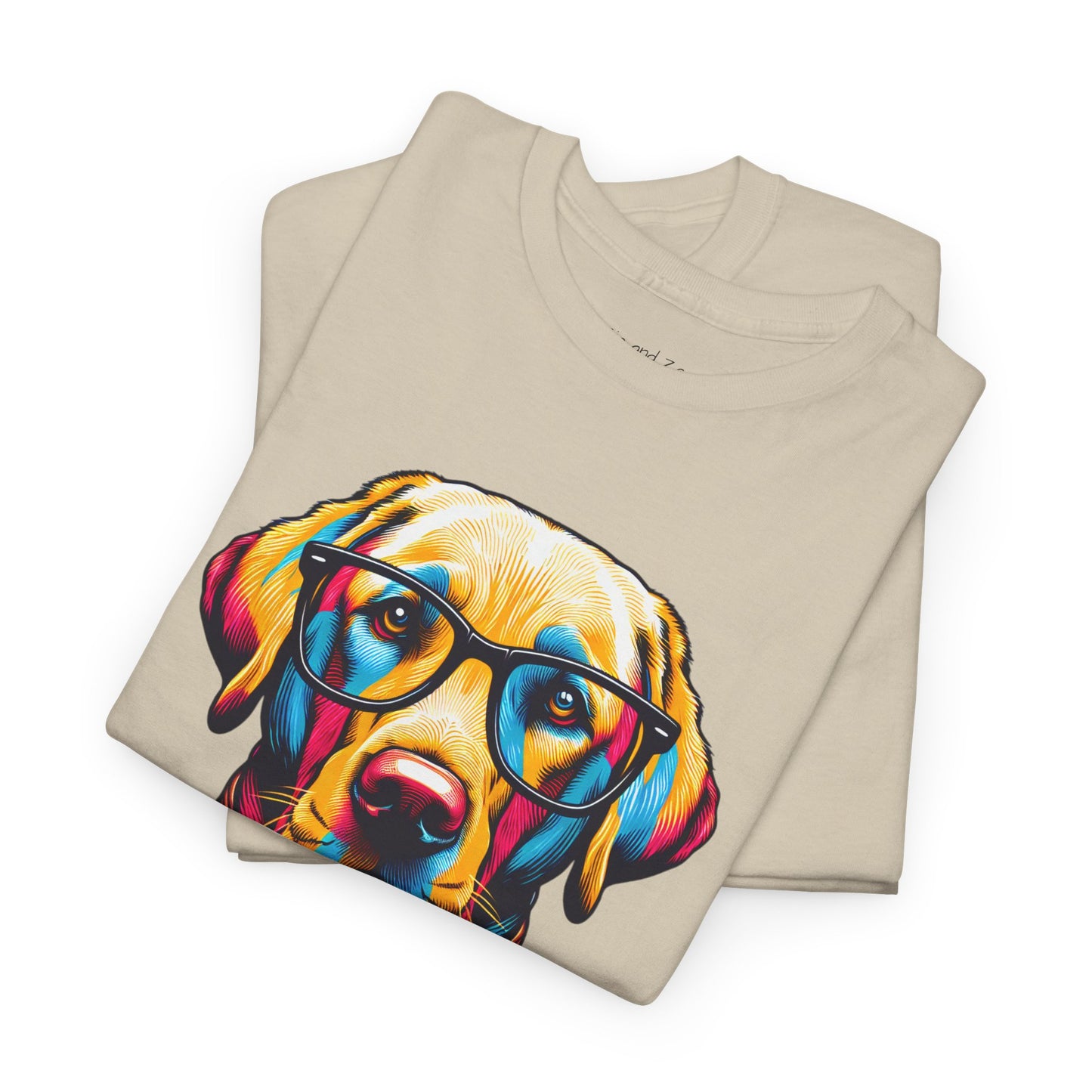 Labrador Pop Art T‑Shirt – Fun Graphic Tee for Dog Lovers