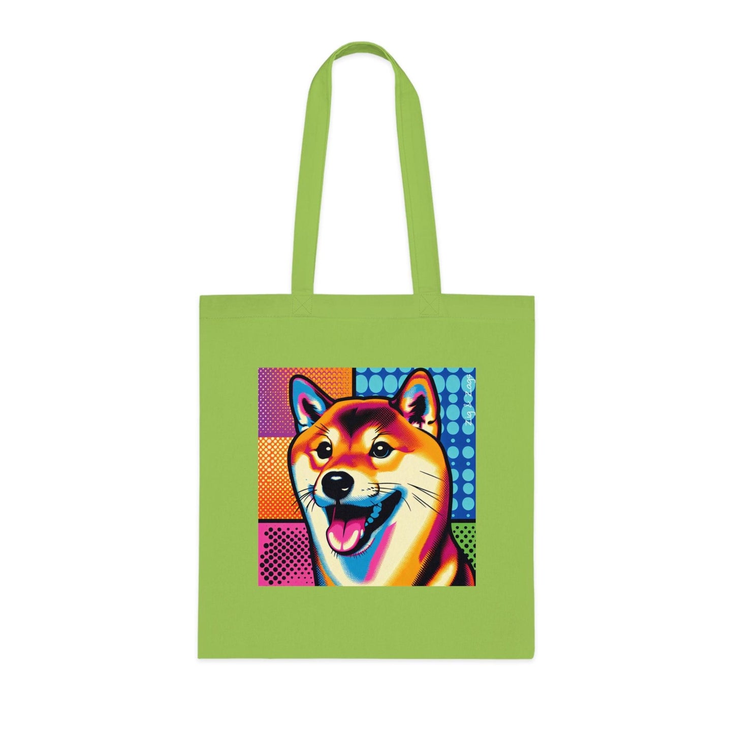 Shiba Inu Dog Cotton Tote Bag