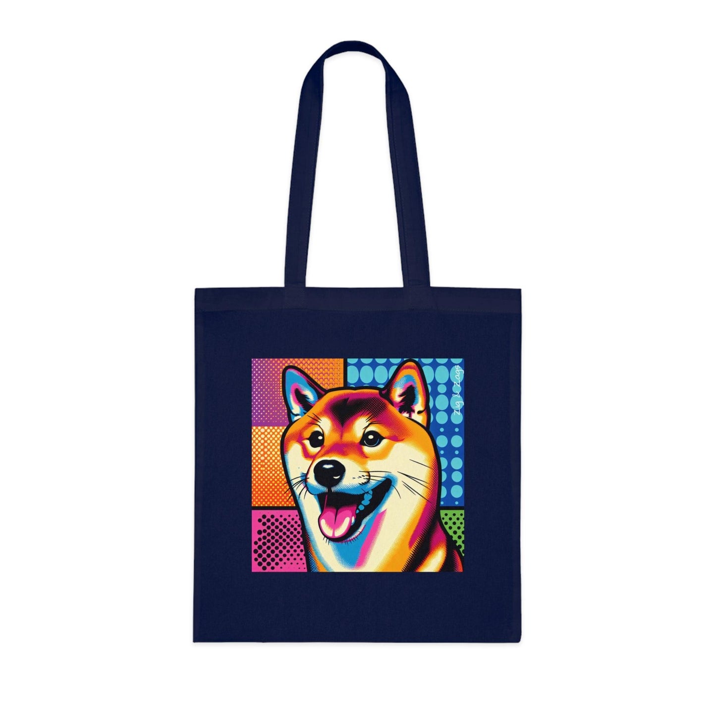 Shiba Inu Dog Cotton Tote Bag