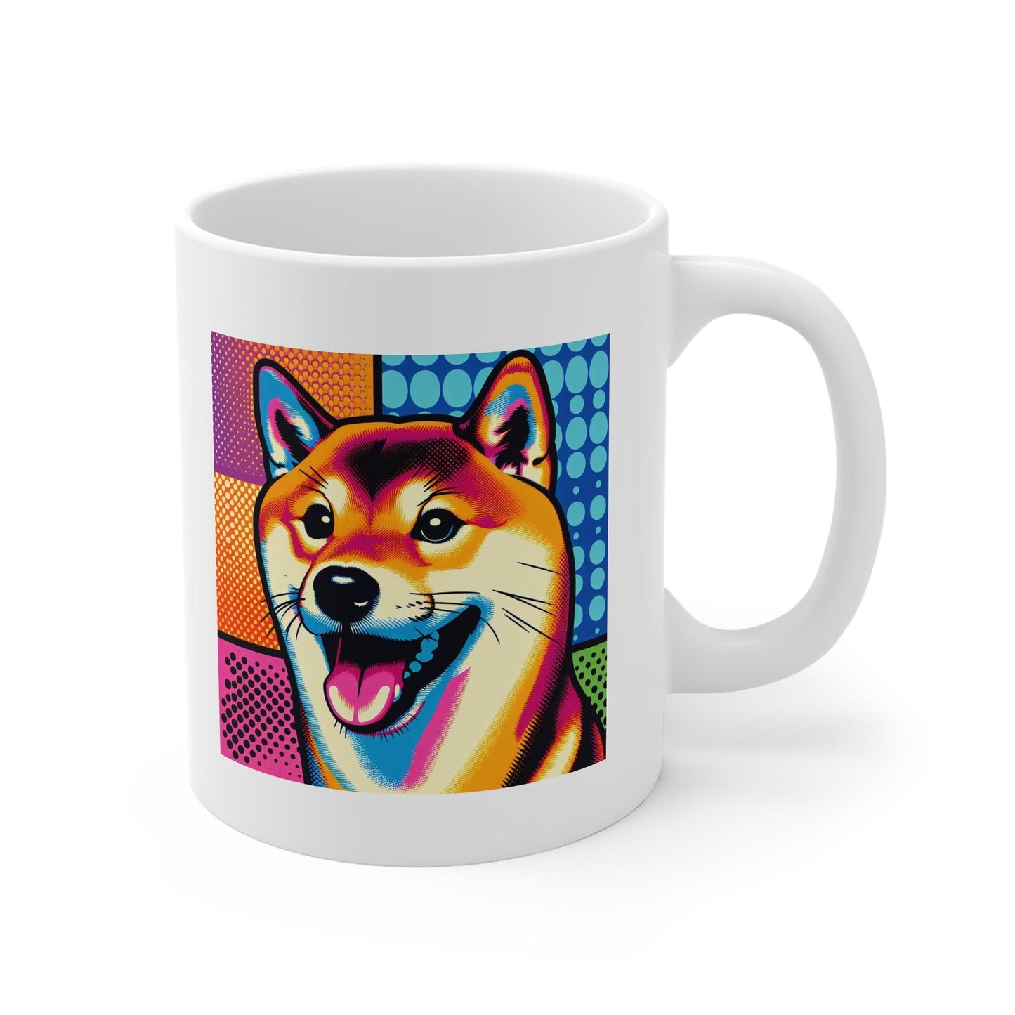 Shiba Mom White Ceramic Mug