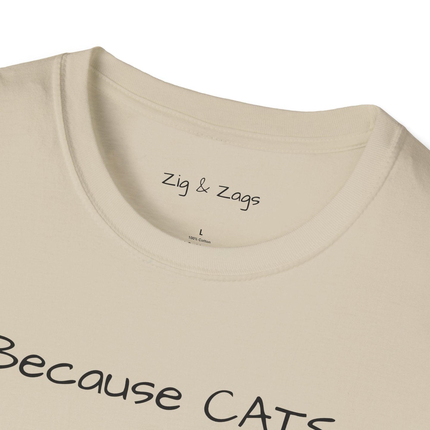 Cat Lover Cotton Unisex T-Shirt