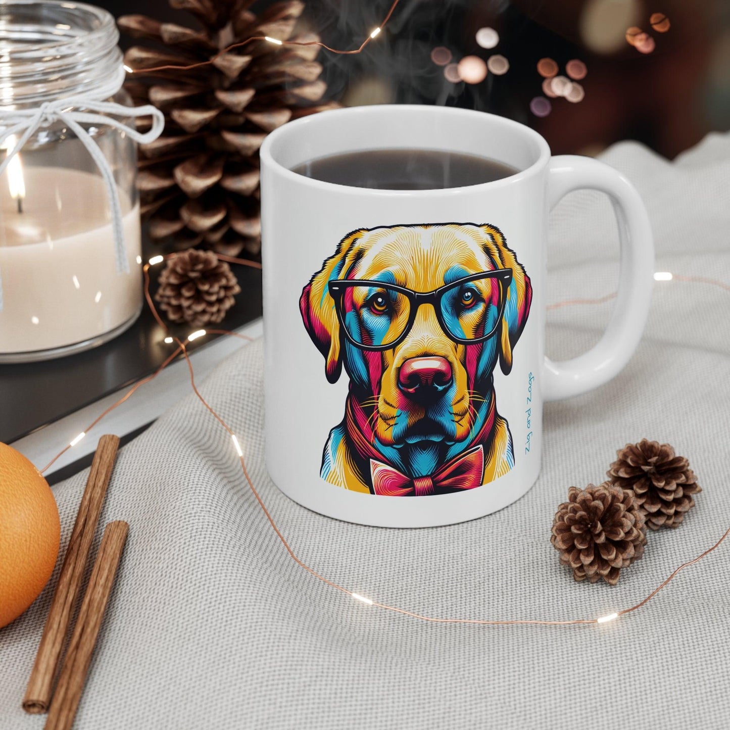 Dog Daddy Labrador Retriever White Ceramic Mug