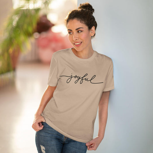 Joyful Unisex Organic Cotton T-shirt