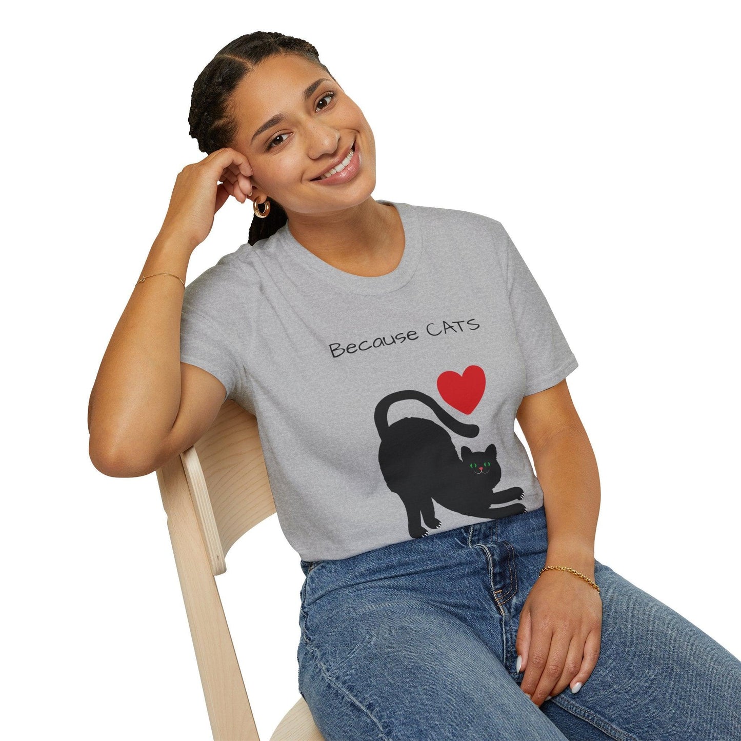 Cat Lover Cotton Unisex T-Shirt