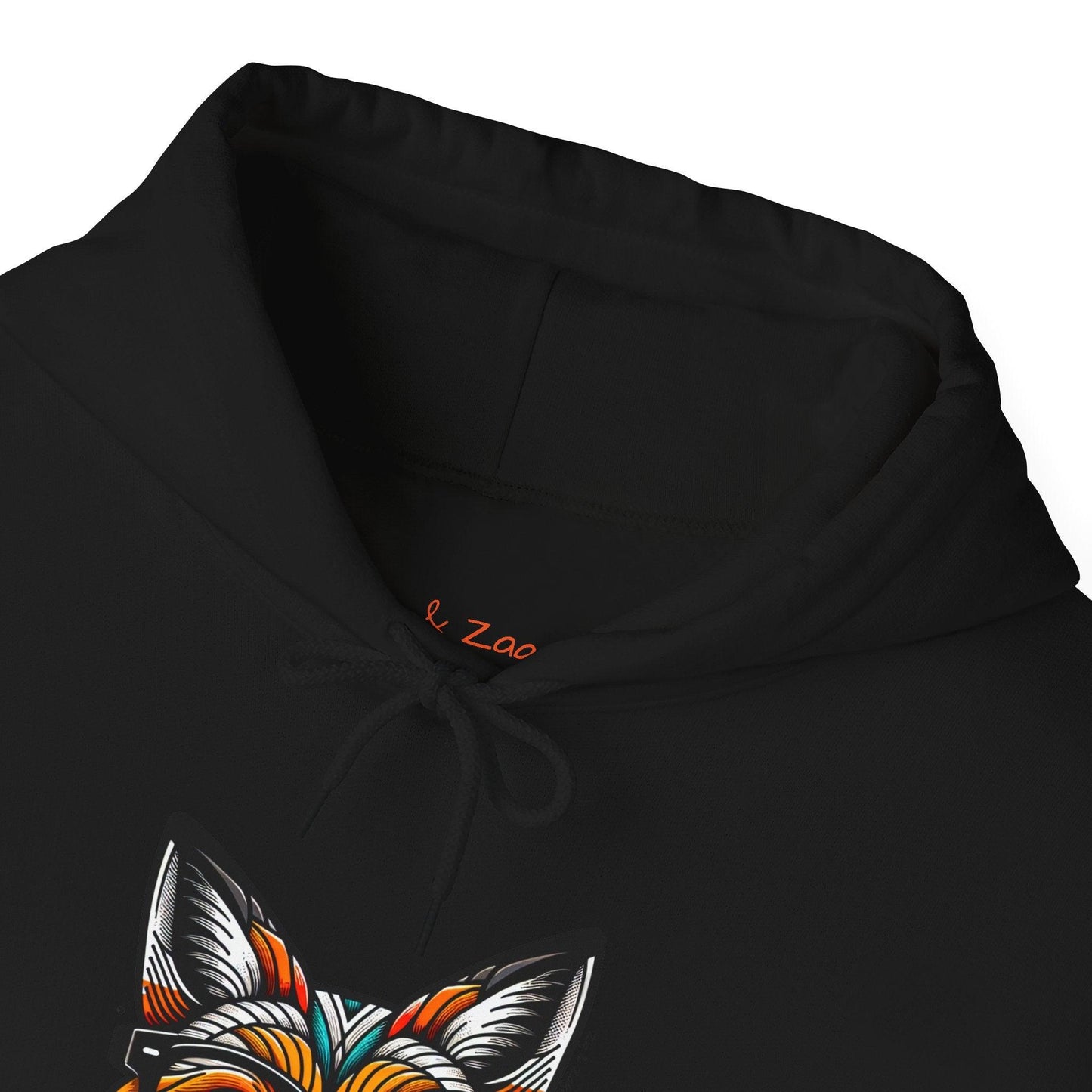 Pop Art Fox Printed Hoodie