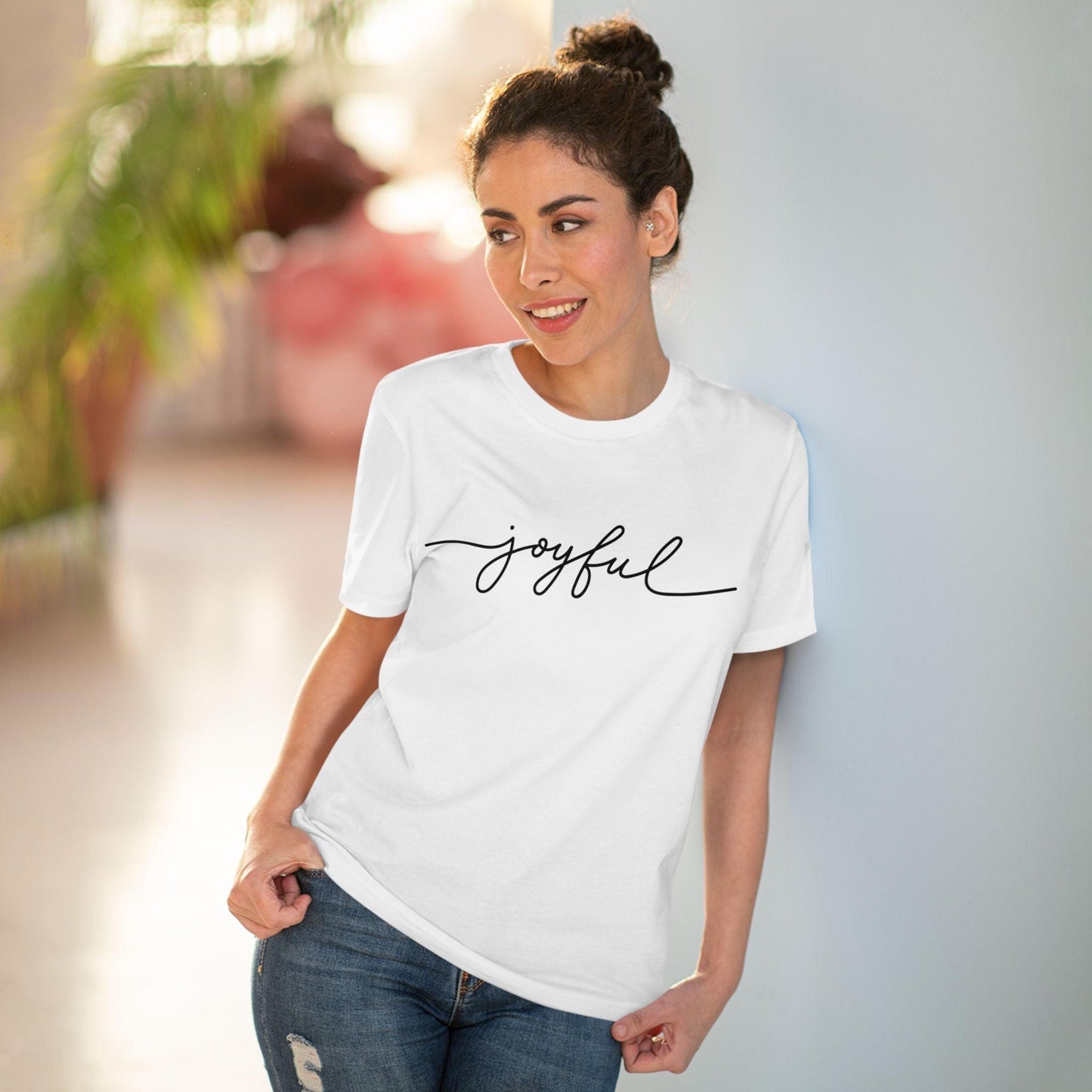 Joyful Unisex Organic Cotton T-shirt