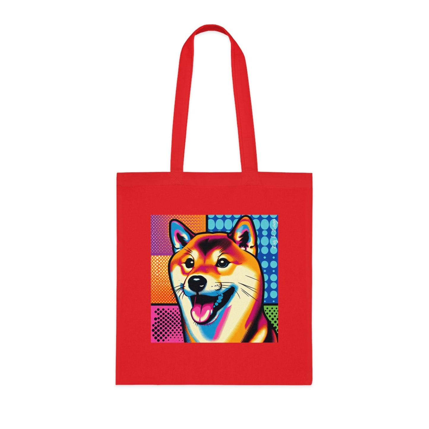 Shiba Inu Dog Cotton Tote Bag