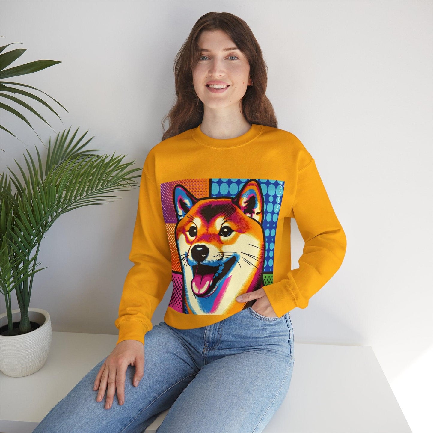 Shiba Dog Pop Art Unisex Sweatshirt