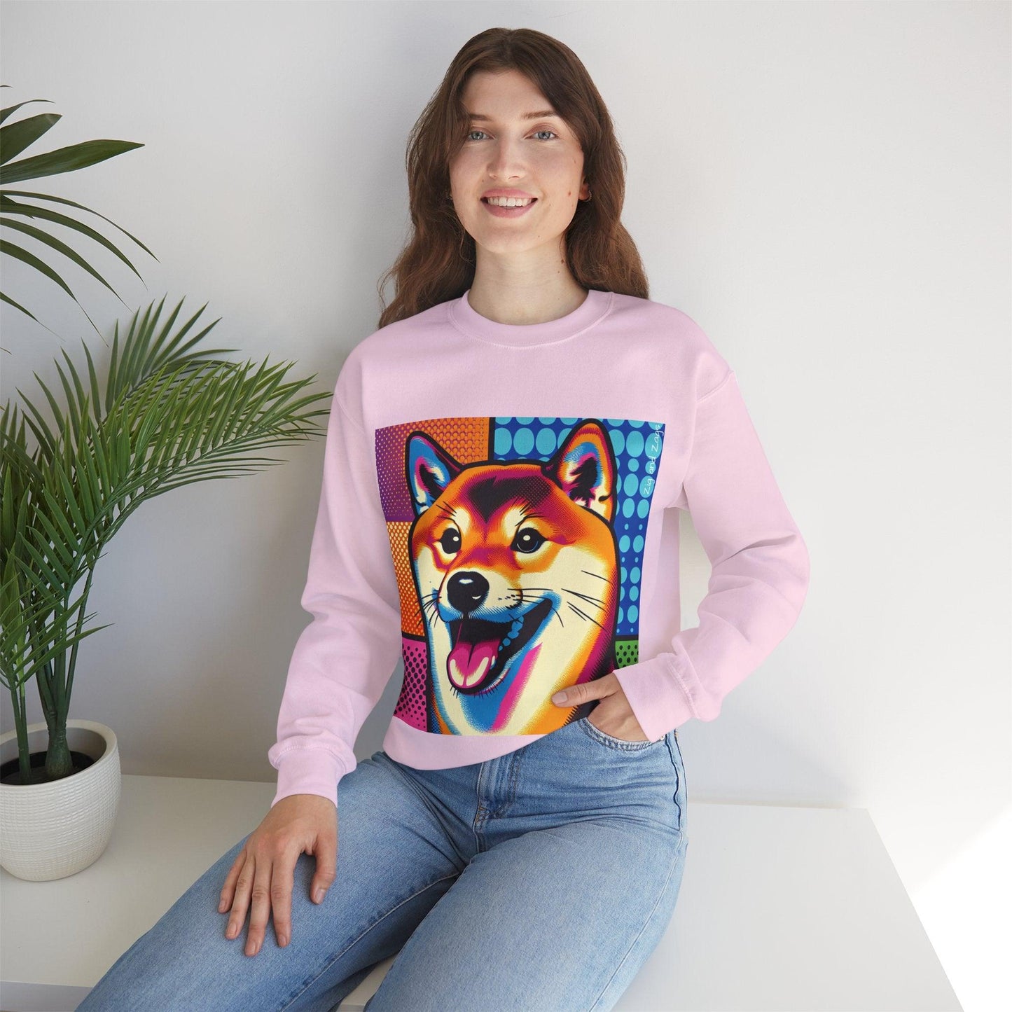 Shiba Dog Pop Art Unisex Sweatshirt