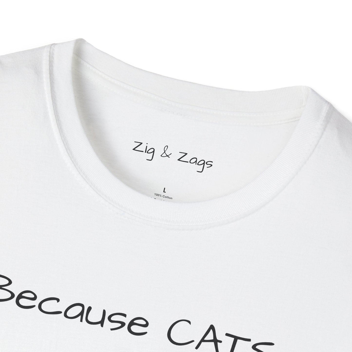 Cat Lover Cotton Unisex T-Shirt