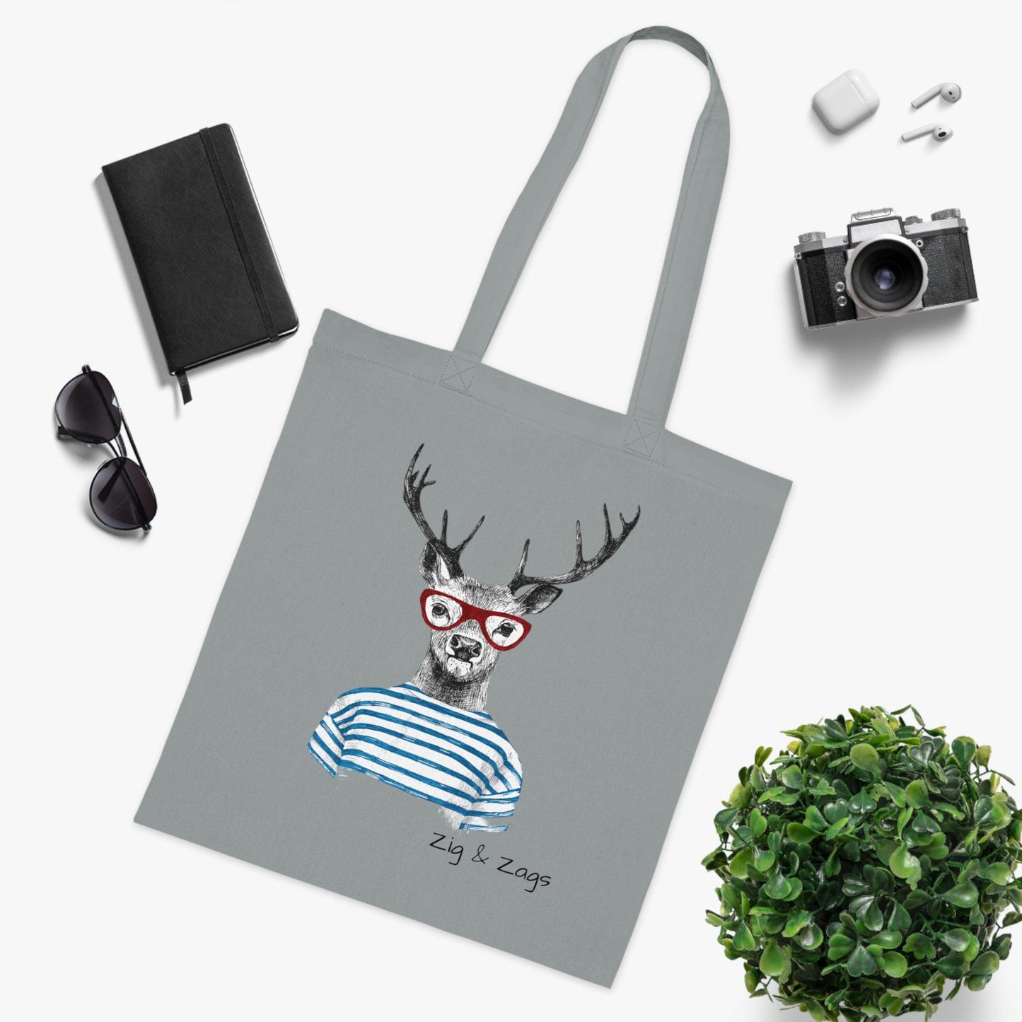 Wild & Free Cotton Tote Bag