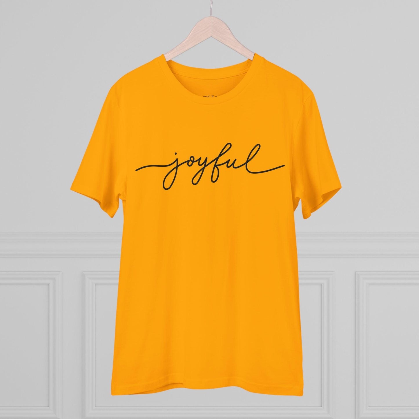 Joyful Unisex Organic Cotton T-shirt