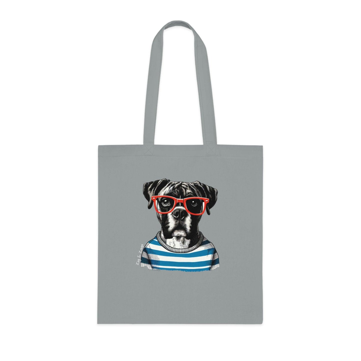 Boxer Dog Cotton Tote Bag