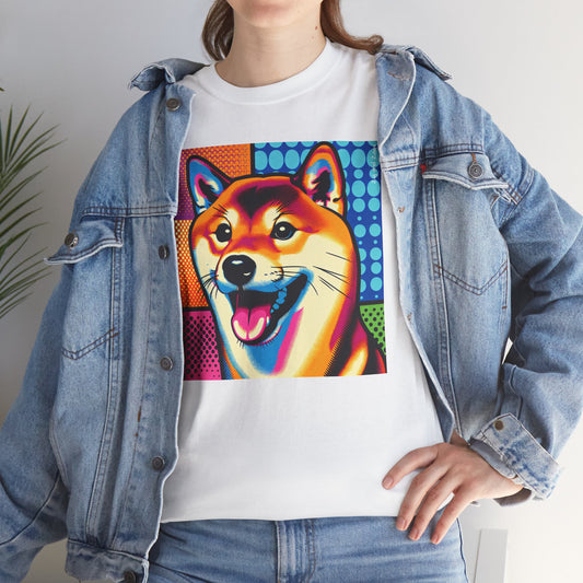 Pop Art Shiba Inu T‑Shirt | Fun Graphic Tee for Dog Lovers