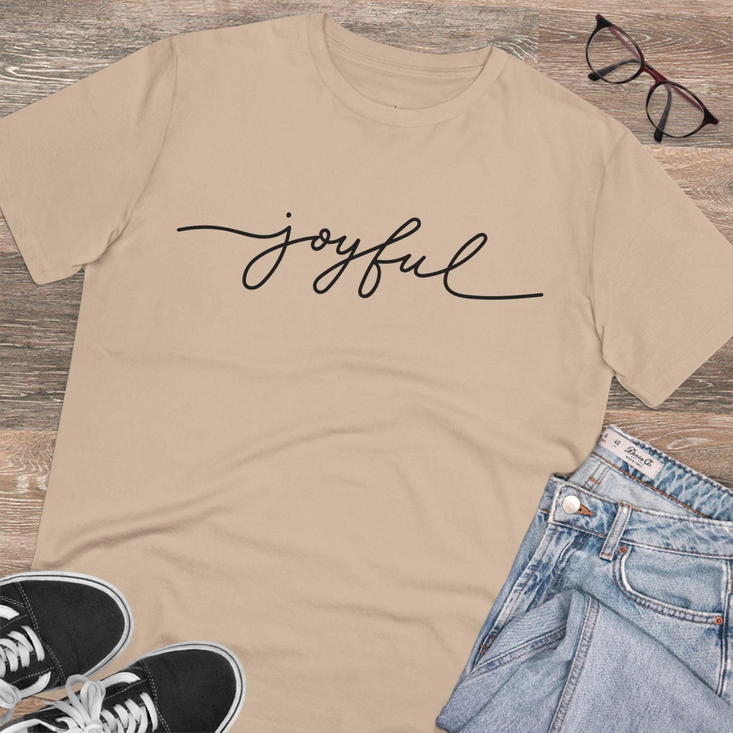 Joyful Unisex Organic Cotton T-shirt