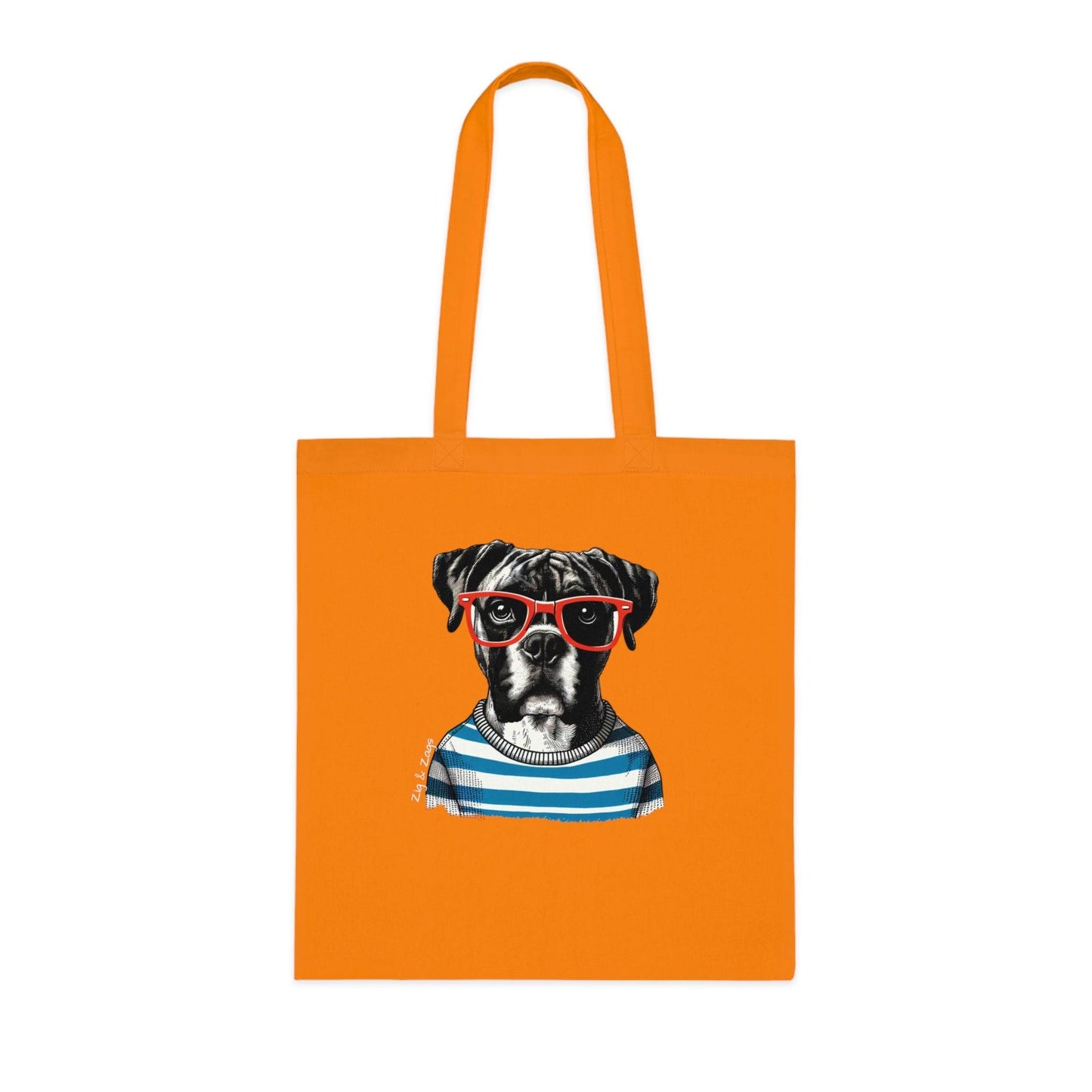 Boxer Dog Cotton Tote Bag