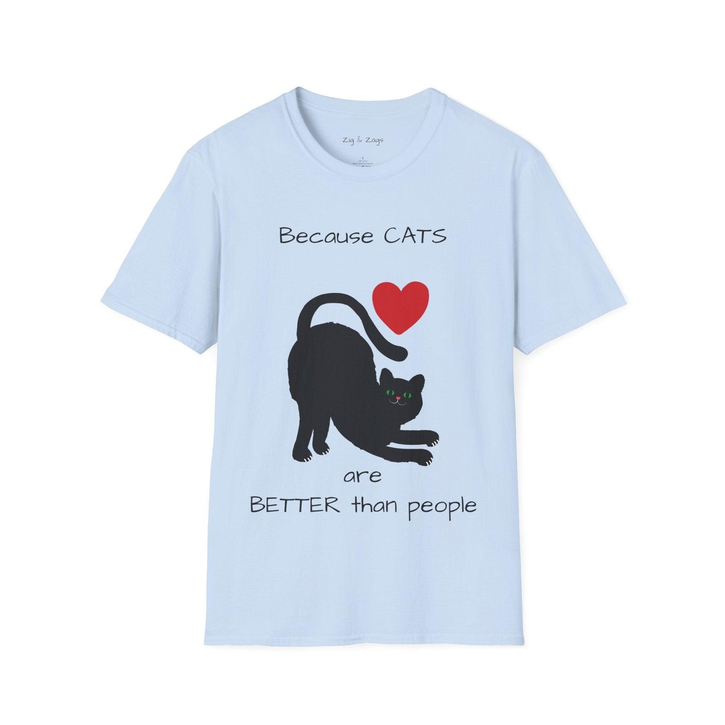 Cat Lover Cotton Unisex T-Shirt