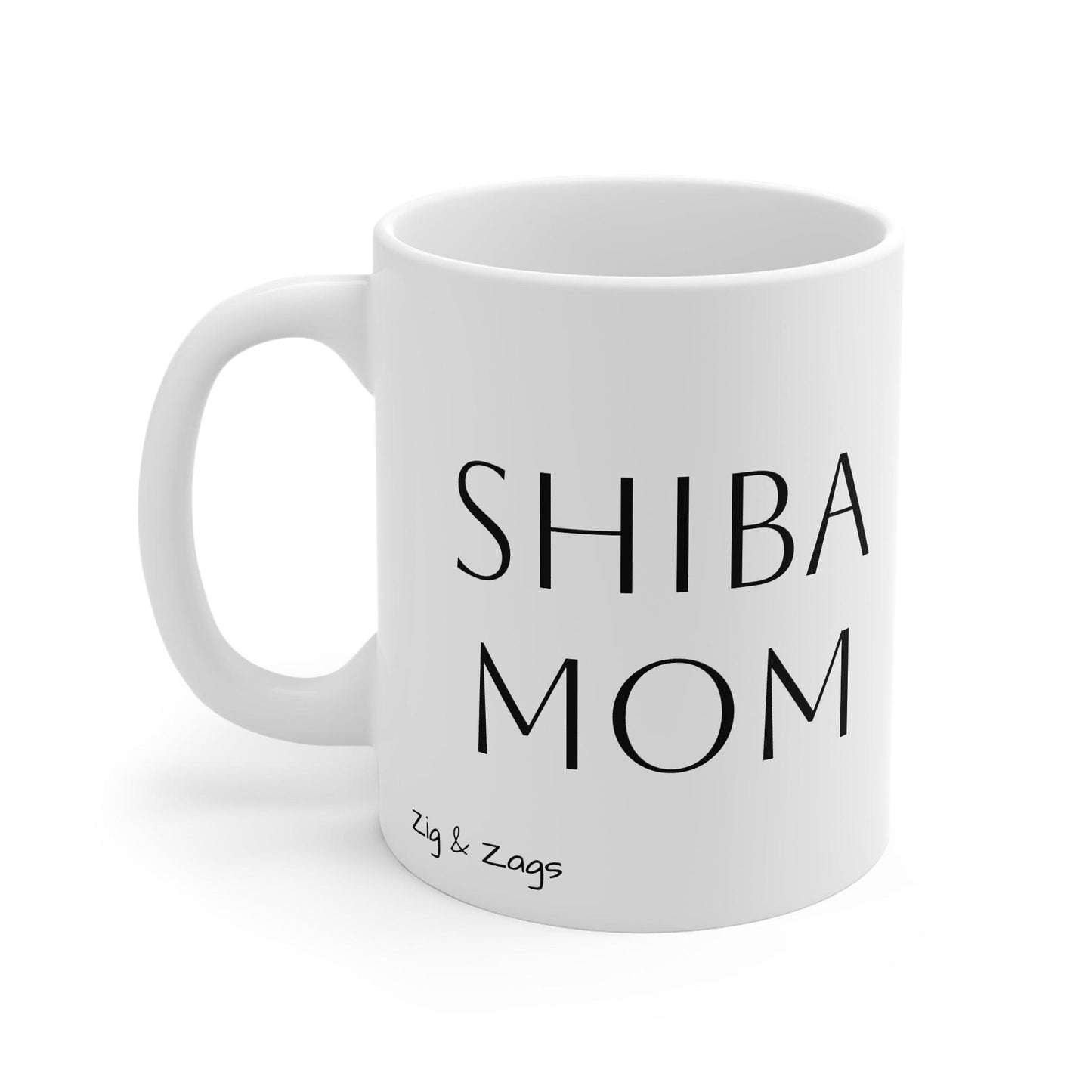 Shiba Mom White Ceramic Mug