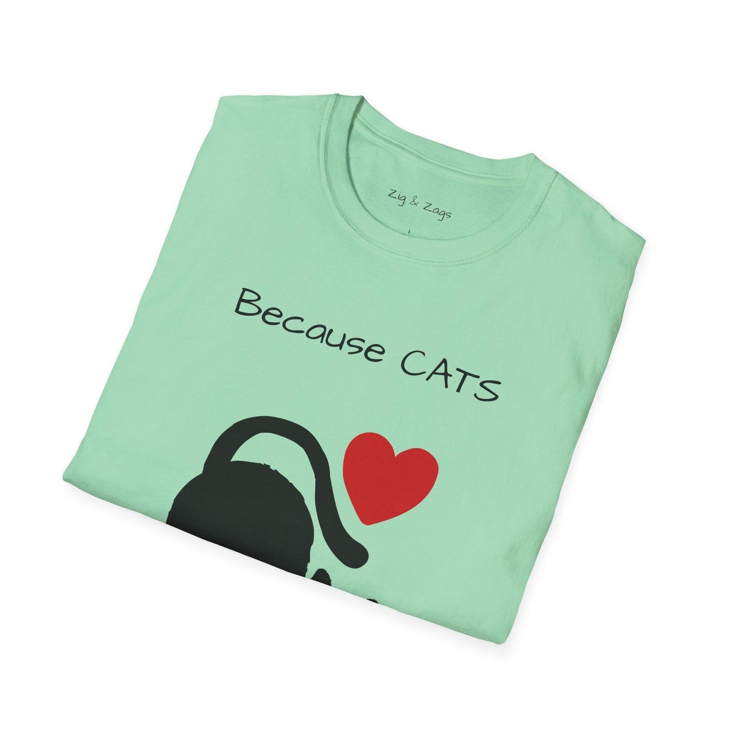 Cat Lover Cotton Unisex T-Shirt