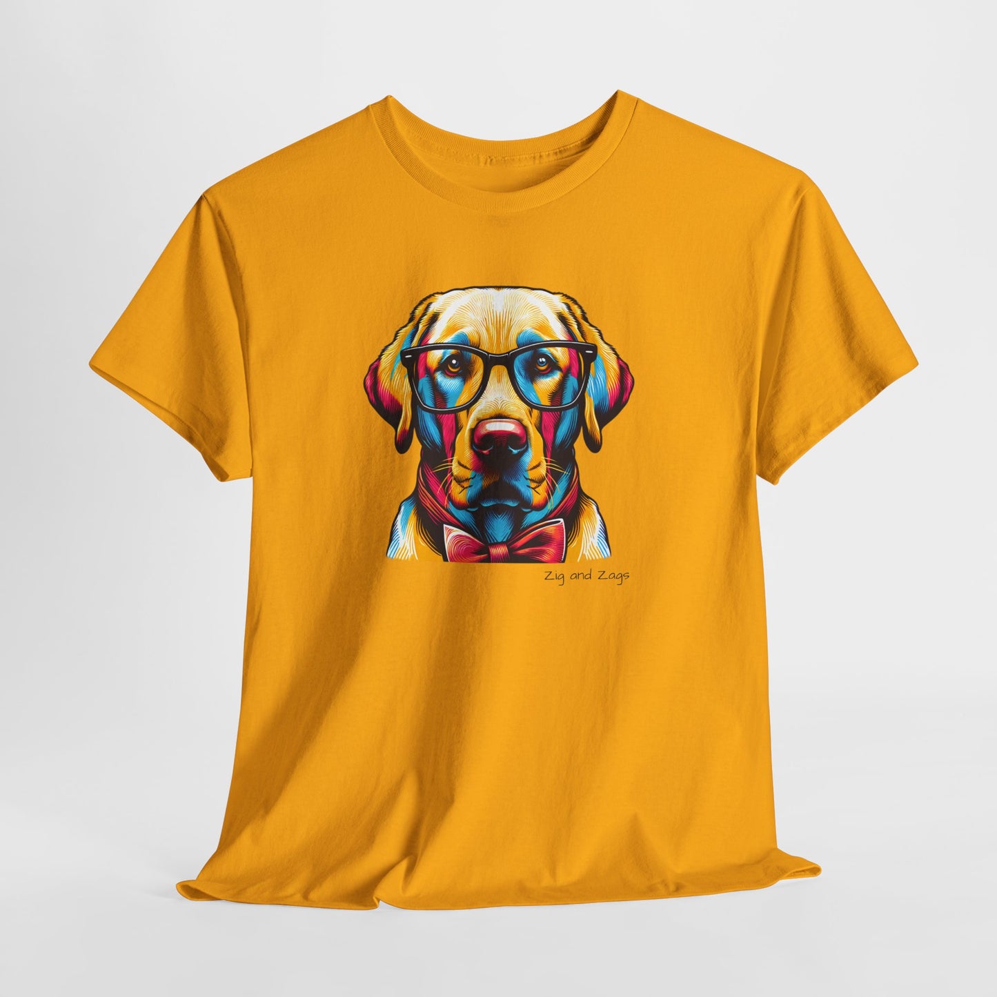 Labrador Pop Art T‑Shirt – Fun Graphic Tee for Dog Lovers