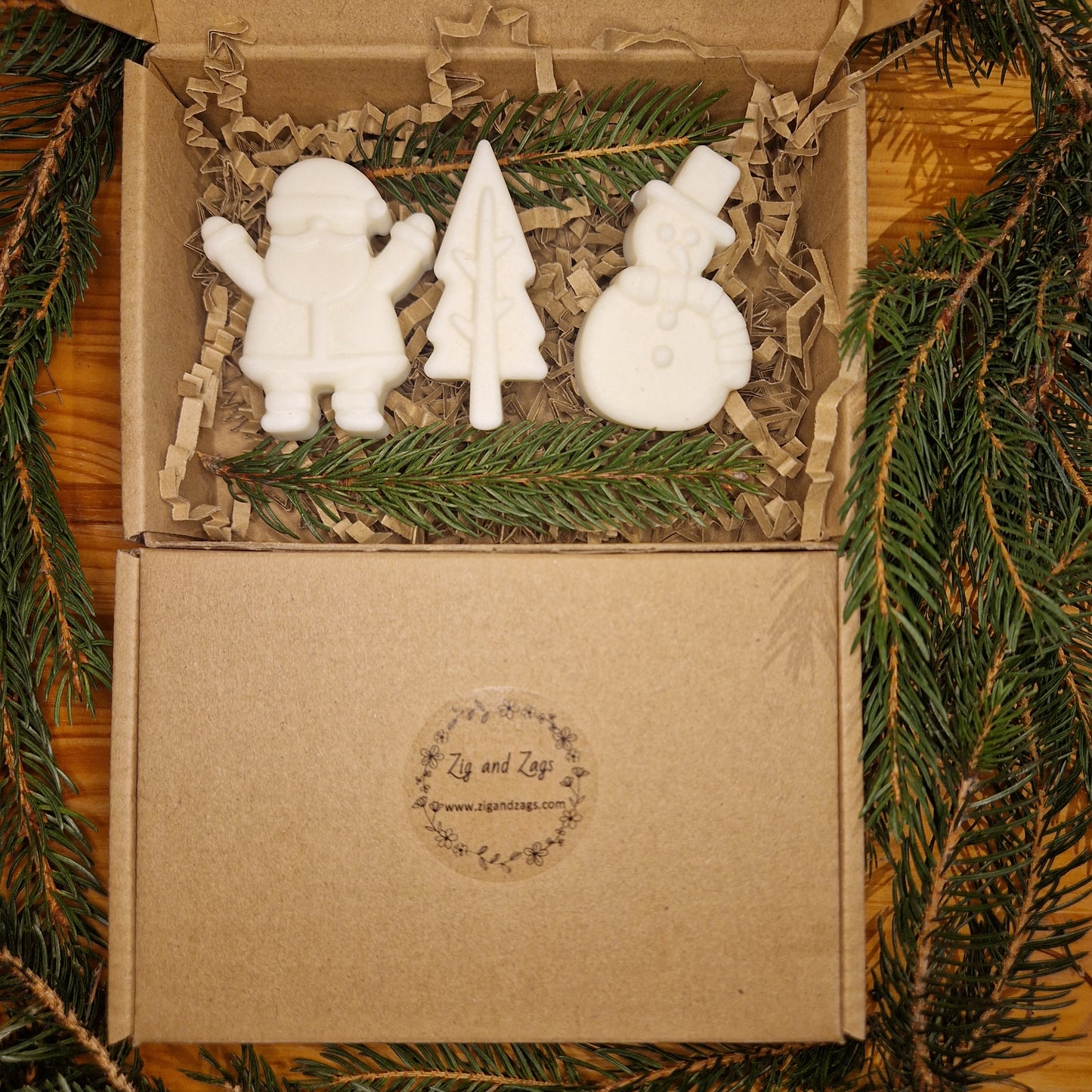 Christmas Wax Melts Gift Box - 3 pack