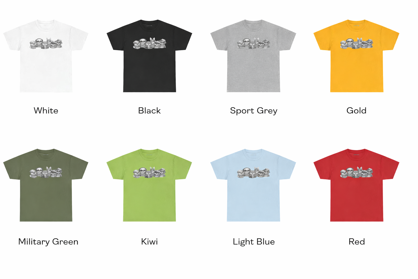 Hipster Animal Graphic Tee | Fun Unisex Cotton T‑Shirt | Zig and Zags