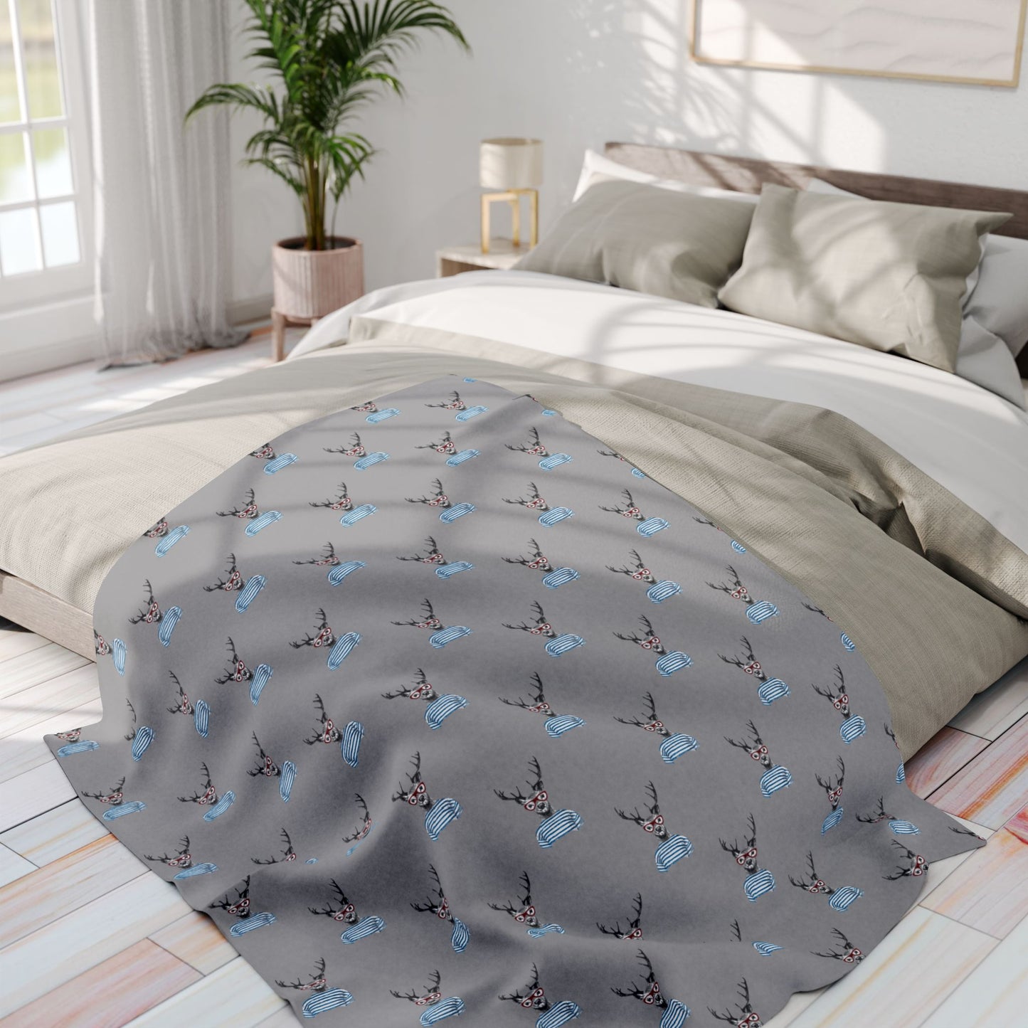 Wild & Free Stag Arctic Fleece Blanket