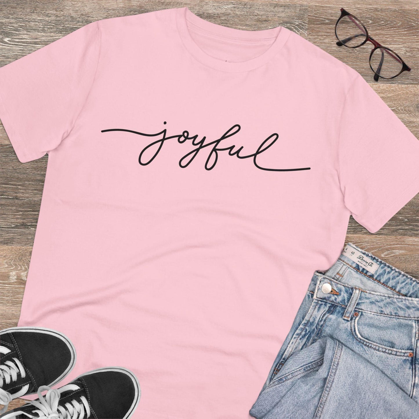 Joyful Unisex Organic Cotton T-shirt