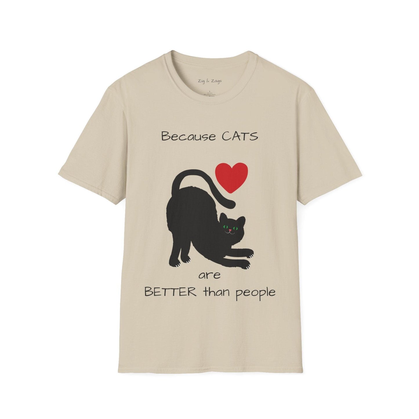 Cat Lover Cotton Unisex T-Shirt